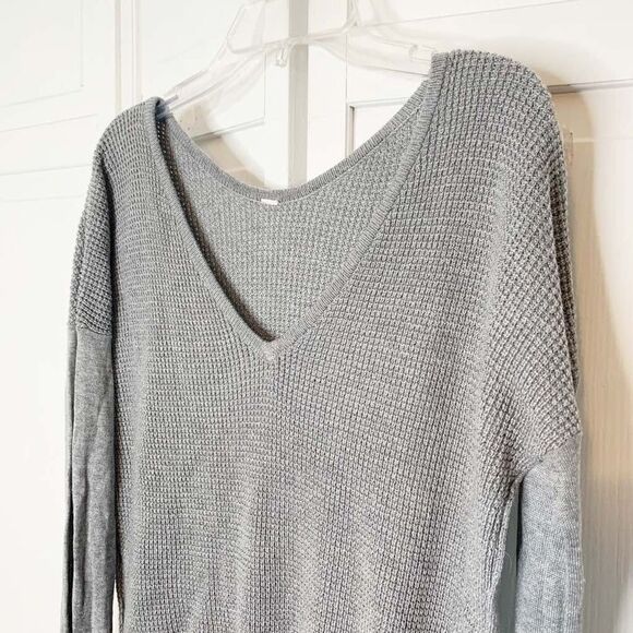 Lululemon The Sweater Life Heathered Medium Grey Pullover Women’s Size Small / 6 - Picture 7 of 8